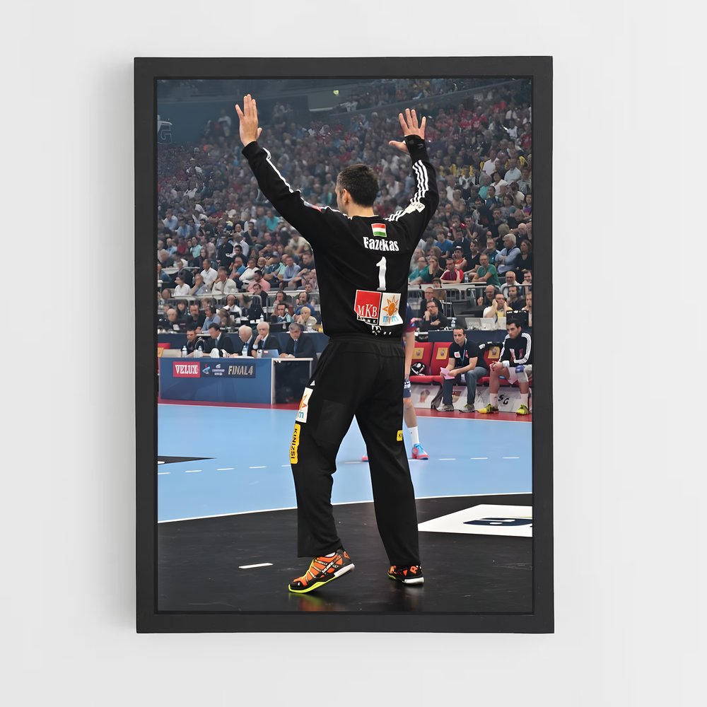 Poster Ehf de league – affiche Handball (vue 2)